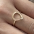Anel Gota Vazada Banhado a Ouro 18k ou Prata - comprar online