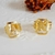 Anel Personalizado Regulável Letra Inicial Banhado a Ouro 18k ou Prata - comprar online