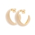 Brinco de Argola Lisa Banhado a Ouro 18k - comprar online