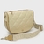 Bolsa Capodarte Creme Matelasse Tiracolo Alça Gorgurão Shoulder Bag