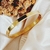 Bracelete Liso Largo Banhado a Ouro 18k - comprar online