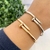 Bracelete Prego Banhado a Ouro 18k ou Prata - comprar online