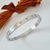 Bracelete Romanos Cravejado de Zircônias Banhado a Prata