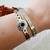 Bracelete Romanos Cravejado de Zircônias Banhado a Prata na internet