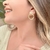 Brinco Dois Aros Banhado a Ouro 18k e Prata - comprar online