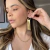 Brinco Círculo com Franjas Banhado a Ouro 18k e Prata - loja online