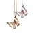 Colar Borboleta Tombada Cravejada de Zircônias Coloridas Banhado a Ouro 18k - comprar online
