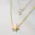 Colar Duplo Estrelas Banhado a Ouro 18k