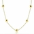 Colar Esferas Lisas Banhado a Ouro 18k e Prata - comprar online