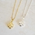 Colar Trevo Banhado a Ouro 18k e Prata
