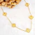 Colar 5 Trevos Banhado a Ouro 18k na internet