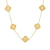 Colar 5 Trevos Banhado a Ouro 18k - comprar online