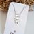 Colar Personalizado Um Boneco e Nome Banhado a Ouro 18k ou Prata