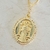 Colar Medalha Jesus Cravejado de Mini Zircônias Banhado a Ouro 18k - comprar online