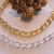 Pulseira Elos Lisos e Trabalhados Banhado a Ouro 18k e na Prata - comprar online