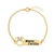 Pulseira Personalizada Minnie Placa Nome Banhada a Ouro ou Prata - comprar online