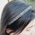 Tiara Larga Pedraria Cinza - comprar online