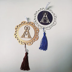 Enfeite de Parede de Nossa Senhora Aparecida Dourado - tienda online