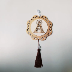 Enfeite de Parede de Nossa Senhora Aparecida Dourado - comprar online