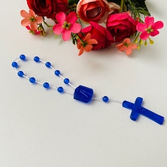 Kit com 12 Dezena Plástica para Lembrança - Azul Escuro