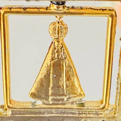 Enfeite de Mesa Nicho de Aparecida Dourado