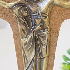 Crucifixo sem Cristo 14 cm Parede - Mesa - (cópia) - Loja D`Lucas
