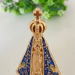 Imagem em Metal de Aparecida Dourado G com dupla face - comprar online