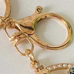 Chaveiro de Metal - CAMINHO DA FÉ BIKE DOURADO - (cópia)