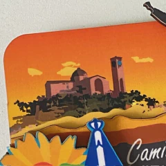 Imã de Geladeira em MDF - CAMINHO DA FÉ - POR DO SOL - loja online