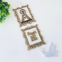 Adorno de Parede de Nossa Senhora Aparecida Dourado