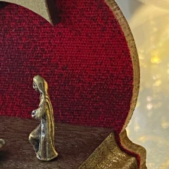 Imagem do Mini Presépio Estrela de Belém - Vermelho