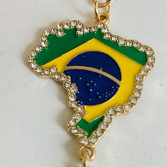 Chaveiro Strass - Mapa do Brasil