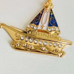 Chaveiro Strass Barco