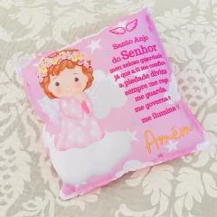 Almofada Anjo da Guarda - Rosa