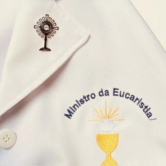 Broche Pequeno para Ministro da Eucaristia - Ostensório