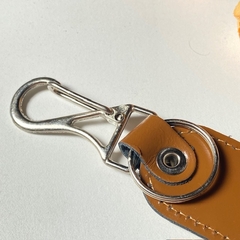 Chaveiro em Couro com Pitão - FÉ