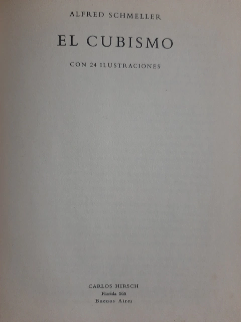 El cubismo- Alfred Schmeller