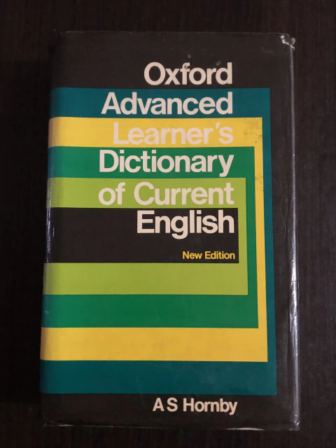 Oxford advanced Learner´s Dictionary of current English Hornby