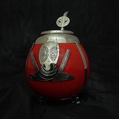 Mate Deadpool. Cerámica y alpaca. Con bombilla - comprar online