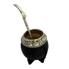 Mate con bombilla decorada Argentina - comprar online