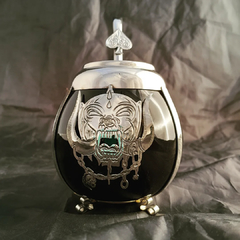Mate Motörhead. cerámica y alpaca. con bombilla - comprar online