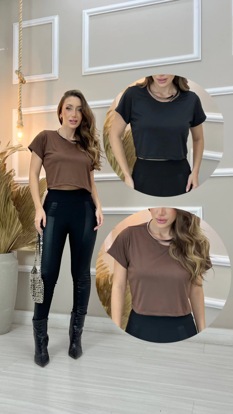 Combo 2 cropped por R$22,00 - comprar online