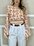 Blusa Cropped Manga Flare