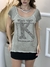 Blusa em Malha Manga curta estonada