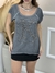 Blusa em Malha Manga curta estonada - comprar online