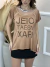 T-shirt em malha Estonada