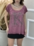 Blusa em Malha Manga curta estonada - loja online