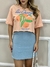 Cropped em Malha Manga Curta - loja online