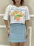 Cropped em Malha Manga Curta - comprar online