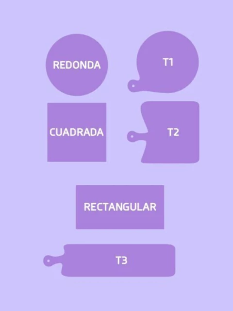 10 Tablas rect. LISAS
